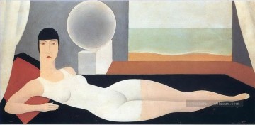 René Magritte œuvres - baigneur 1925 René Magritte